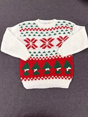 Nut Cracker Women’s Christmas Knit Pullover Sweater Crew Neck Size M/L